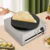Crepe Maker 16-Inch Pancake Maker Baking Machine Round Crepes Griddle for Restaurants Dessert Stores Snack Bars, Non-stick Coati 1