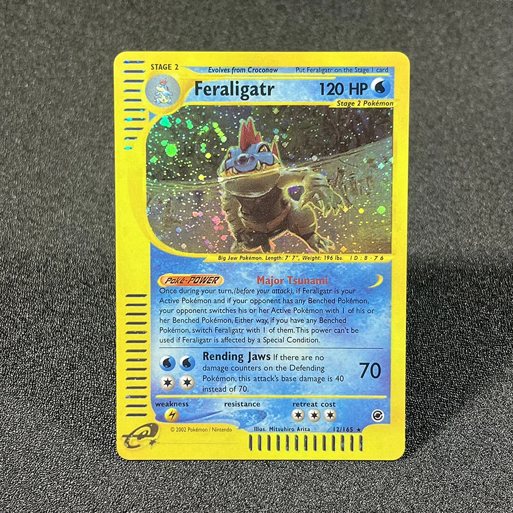 Pokémon Flash Cards E-Card Expedition (EX) Charizard Blastoise Venusaur Mewtwo Machamp Gengar Game Collection PTCG E Proxy Cards
