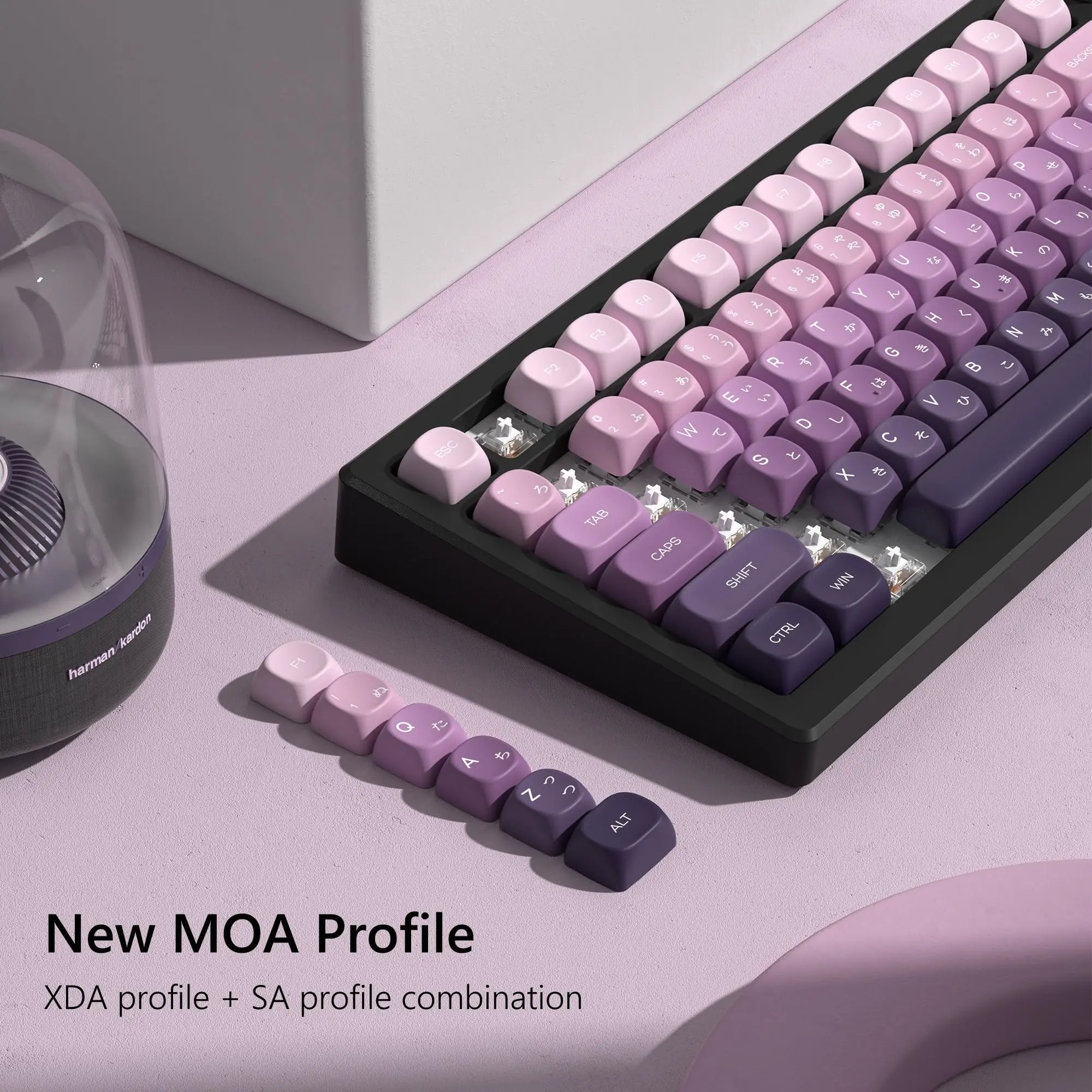 メカニカルゲーミングキーボード用pbtキーキャップ、税関染料