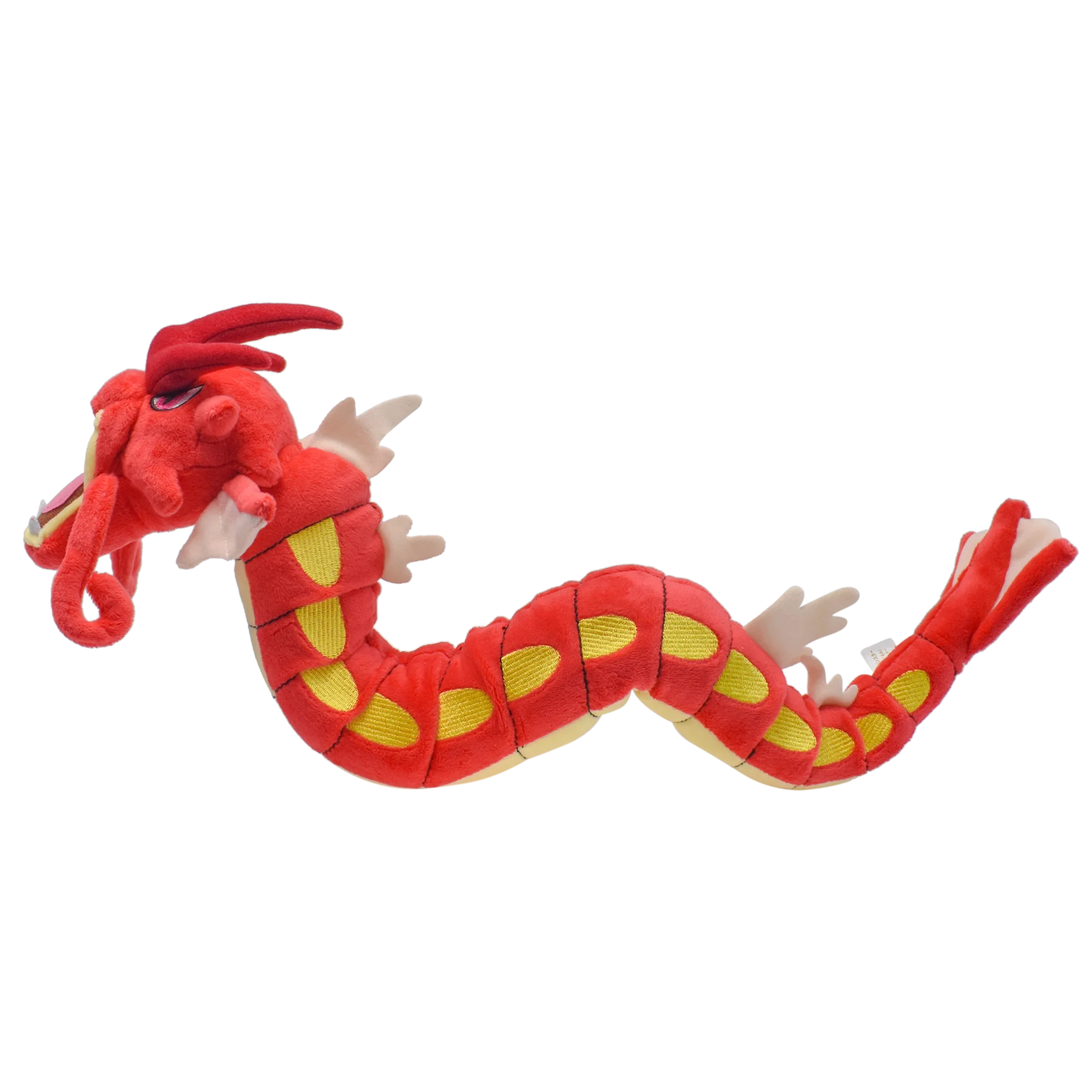 Glänzende Gyarados Plüschtiere Stofftier Charizard Spiel für Sammler geschenk, weiche Plüschtiere Zeichentrick figur 23 Zoll rot – Detail 3