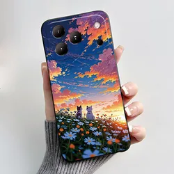 Charming Milk Tea Rabbit Phone Case - Black Anti - Scratch Soft Cover for Blackview Wave 7C (HEI - TPU201)