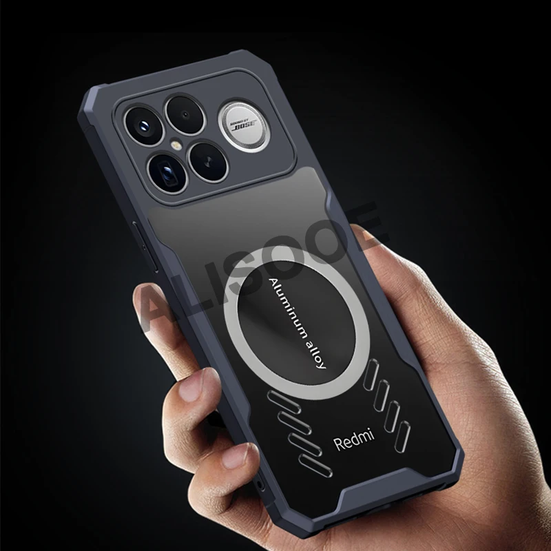 Enhanced Transparent Heat Dissipation Phone Case with Full Protection