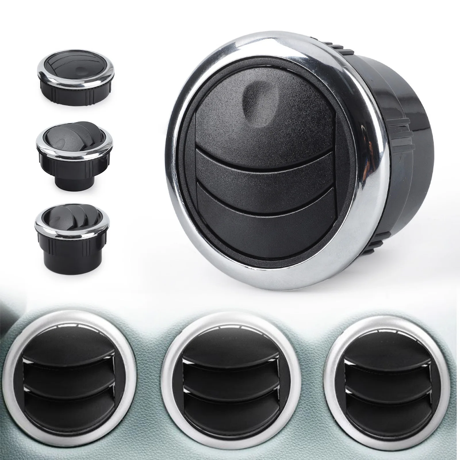 80MM Universal Knob Type Rotation Air Outlet Vent Car Vent