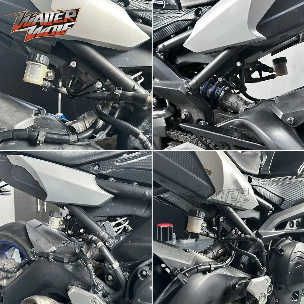 MT-10 MT-09 Passenger Footrest Footpeg Blanking Plate Support For YAMAHA Tracer 900 /GT MT09 MT10 XSR 900 FZ/FJ/MT 09 10 /SP motorcycle footrests