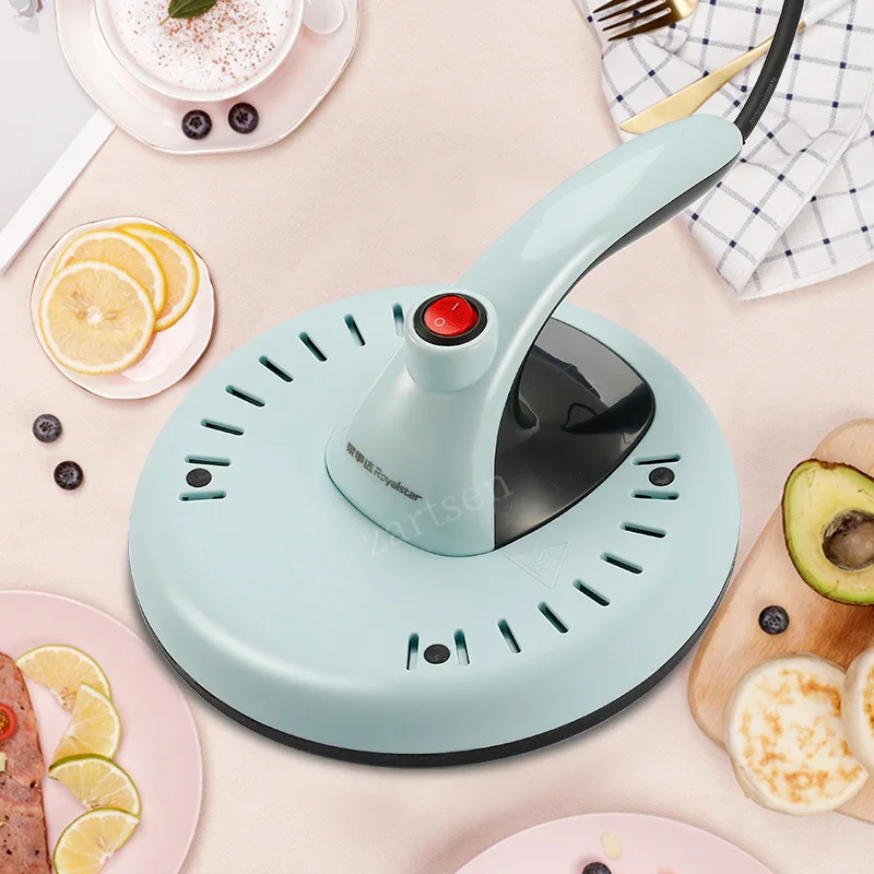 Non-stick Electric Crepe Pizza Maker Pancake Machine Griddle Baking Pan Cake Machine Kitchen Cooking Tools with Egg Beater crepe maker cake machine baking pan