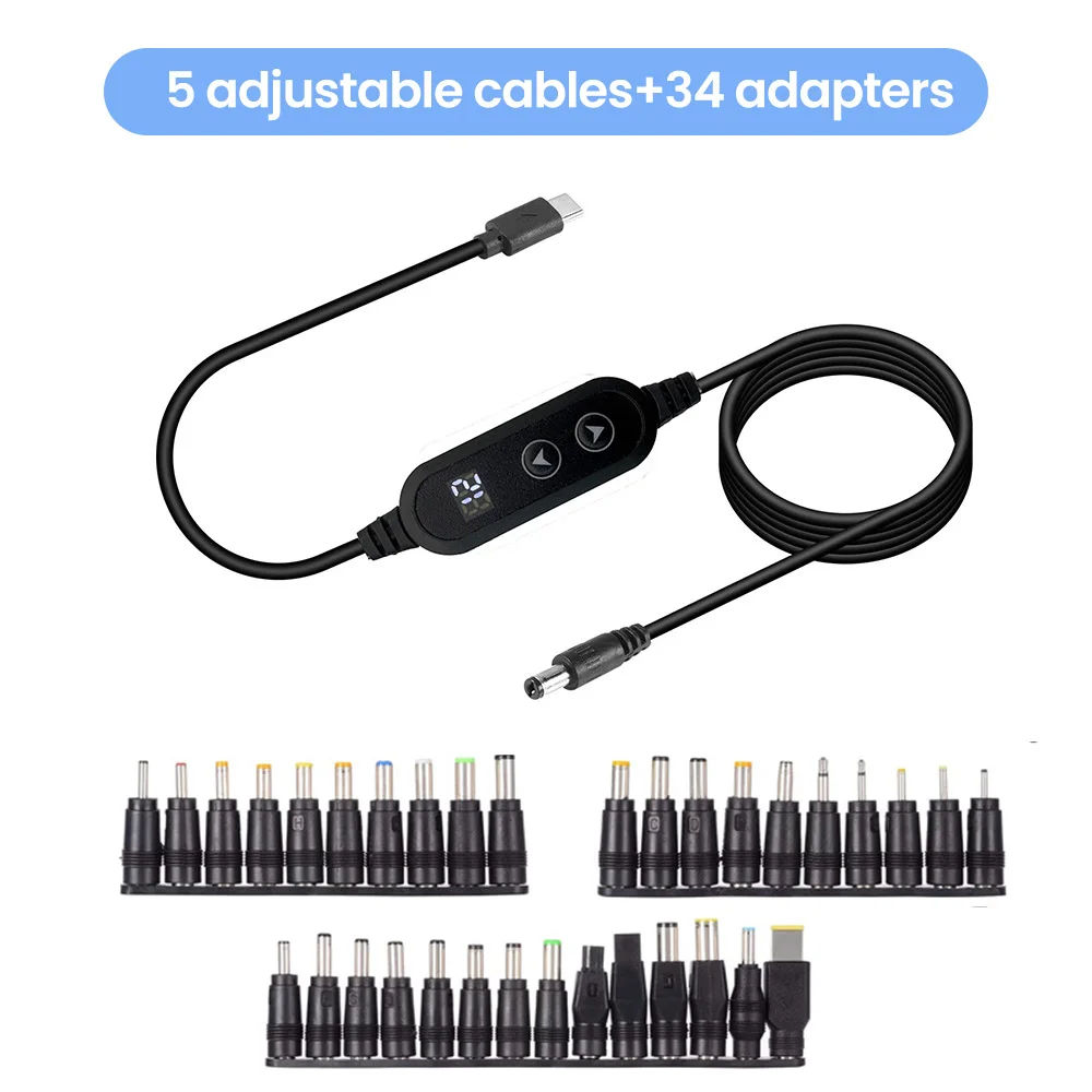 USB C to DC Power Boost Cable Type C To thumbnail 2