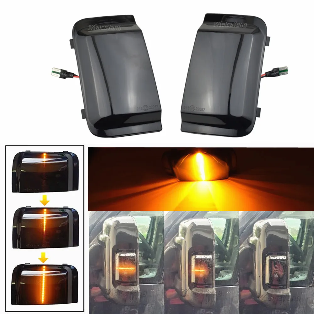 2Pcs Specchio Dinamico Per Peugeot Boxer Fiat Ducato Citroen Jumper Relay Ram Promaster Light Led Blinker Indicatori Di Direzione