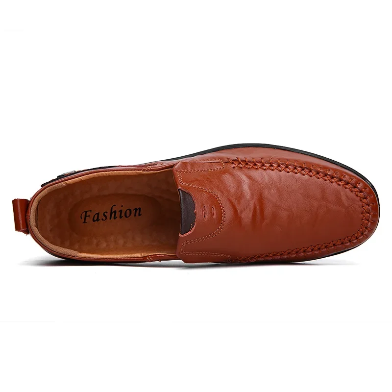 Leather Shoes Men's Loafers