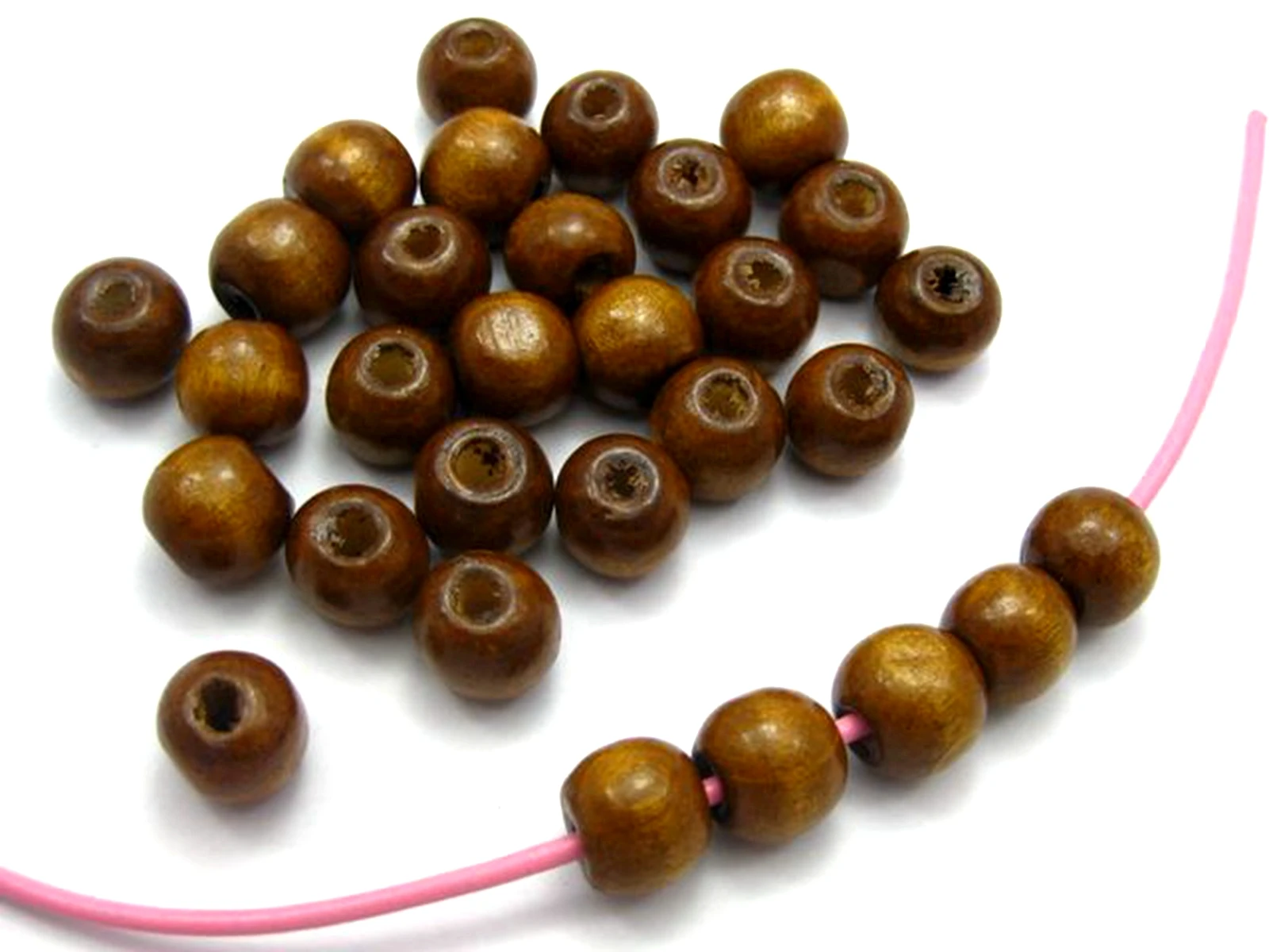 50 Round Wood Beads 16mm Large Wooden Beads Color for Choice Jewelry Craft  DIY