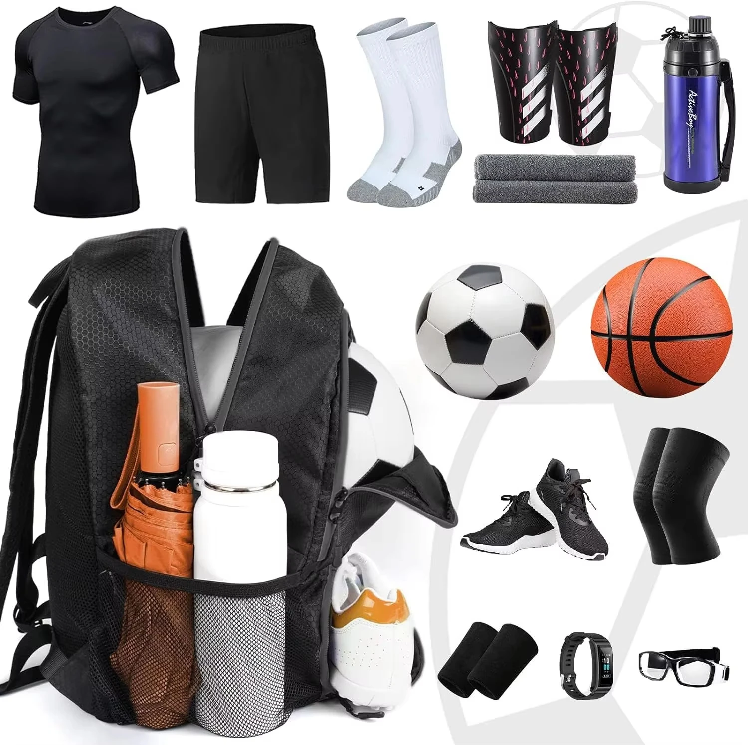 Outdoor Sport Gym Backpack Lightweight Football Bag Waterproof Sports Equipment Bags Suitable for Basketball Volleyball Bag 3