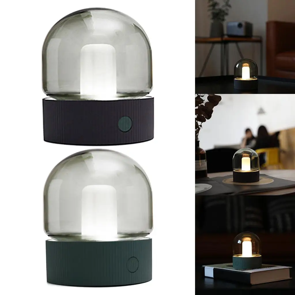 Modern USB Charging Lamp Portable Nightstand Light for Bedroom Living Room Decoration 1200mAh