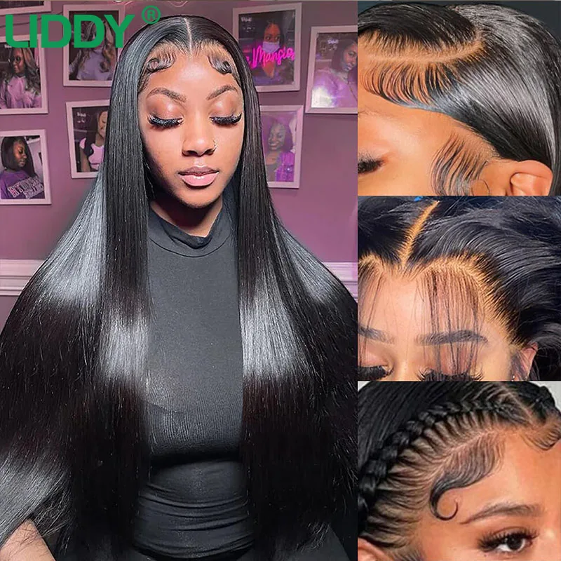Lace Front Wig,Human Hair Wigs,360 Lace Wig 250 Density 360 Full Lace Front Wig Human Hair Pre Plucked 13x4 13x6 30 Inch Bone Straight Lace Front Wigs Human Hair For Women