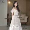Giyu Fairy Handmade Flowers Wedding Dresses For Woman A-line Off the Shoulder Vestidos De Novias 2024 Evening Gown Dress 1
