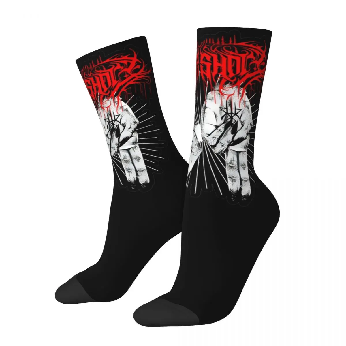 

Casual Unisex Socks Lorna Shore American Deathcore Band Rock Accessories Warm Sport Dress Socks Spring Autumn Winter