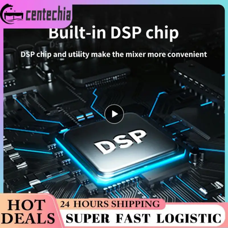 Manchez 미니 4 채널 사운드 카드 믹서, USB 콘솔, DJ 노래방, 스마트폰 전문 컴퓨터 녹음, 48V