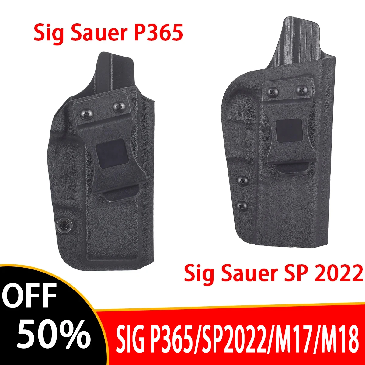 Tactical Right Hand Gun Holster For Sig Sauer P365 SP 2022 M17 M18 Kydex IWB Custom Inside Waistband Concealed Carry Pistol Case