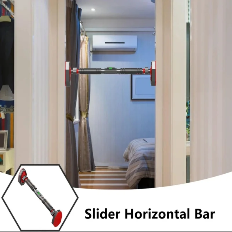 Multi-Function Door Horizontal Bar Steel Adjustable Pull Up Chin Up Training Equipment Home Gym Workout Fitness Equipment doorway pull up bar