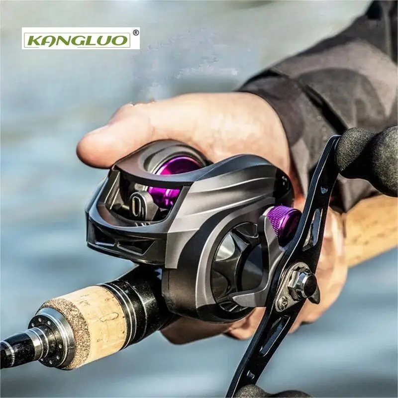 

KANGLUO-High Speed Long Shoot Baitcasting Reel Prevent Line Tangling Fishing Reel Fresh Saltwater Reel 7.2:1