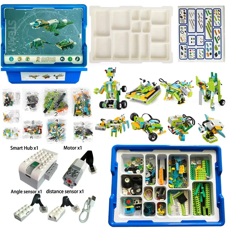 DIY 385pc Construction Building Block Set 1