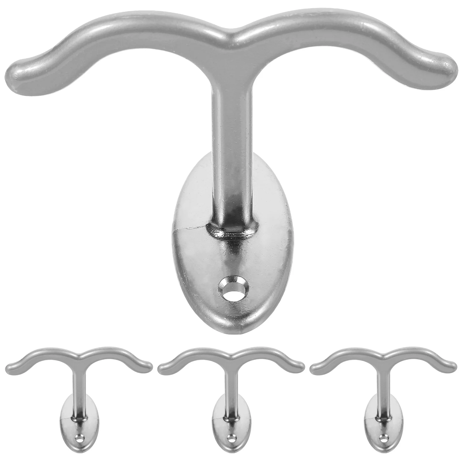 

Clothes Hooks Zinc Alloy Hats Hook Closet Two Prong Hooks Key Hook Holder