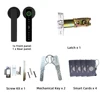 RAYKUBE M5 Tuya BLE Fingerprint Door Lock Digital Electronic Lock with Password/Key/IC Card/ Smartlife/ Tuya APP Unlock 6