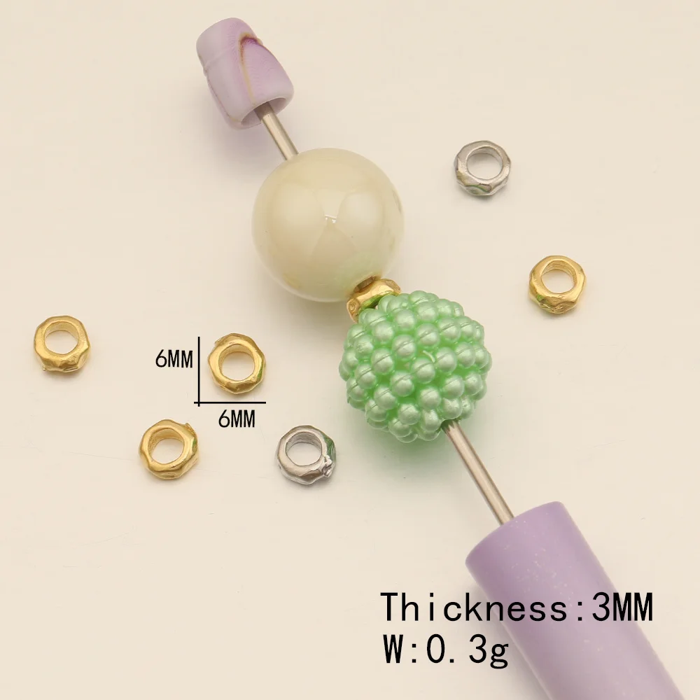 Cordial Design 6*6MM 100Pcs Jewelry Spacer/Loop Shape/Genuine Gold Plating/Jewelry Findings & Components/DIY Beads/Hand Made 5 Cordial Design 6*6MM 100Pcs Jewelry Spacer/Loop Shape/Genuine Gold Plating/Jewelry Findings & Components/DIY Beads/Hand Made - cordial