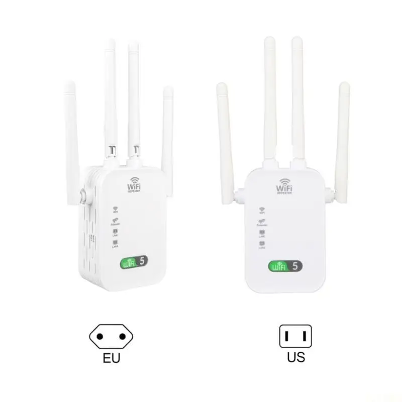 H7BB 무선WiFi리피터 1200Mbps WiFi 확장기증폭기부스터 라우터 802.11N