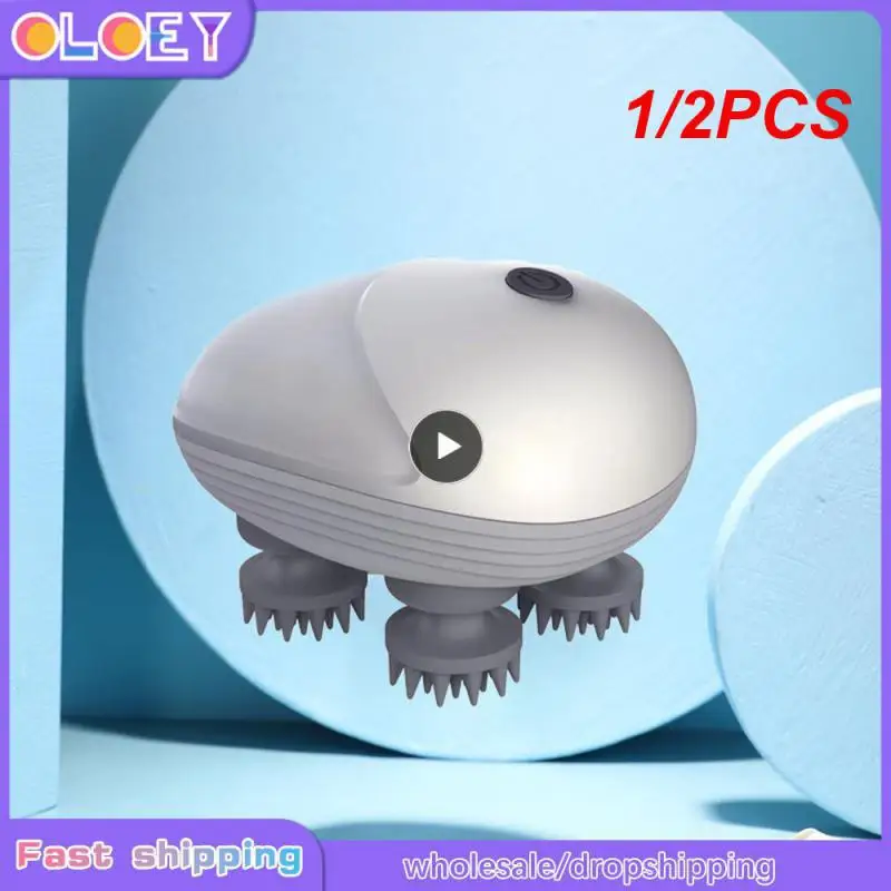 

1/2PCS Scalp Head Hair Massager Electric Health Care Antistress Relax Body Massagem Deep Saude Tissue Prevent Body Massage