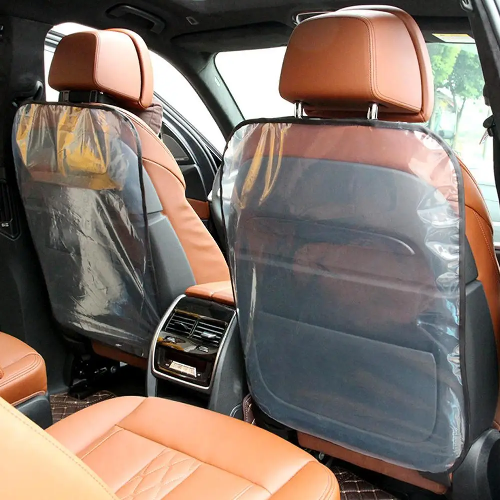 Car Seat Back Cover Anti-dirt Pads For Car Feet Rear Seat Kick Cleaning Products Automotive Interior Accessories W0J7