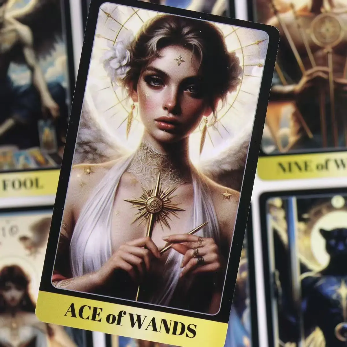 78 Tarot Cards 10.3*6cm Deck Angel Theme Tarot Deck for Beginner Unique Tarot Cards 2