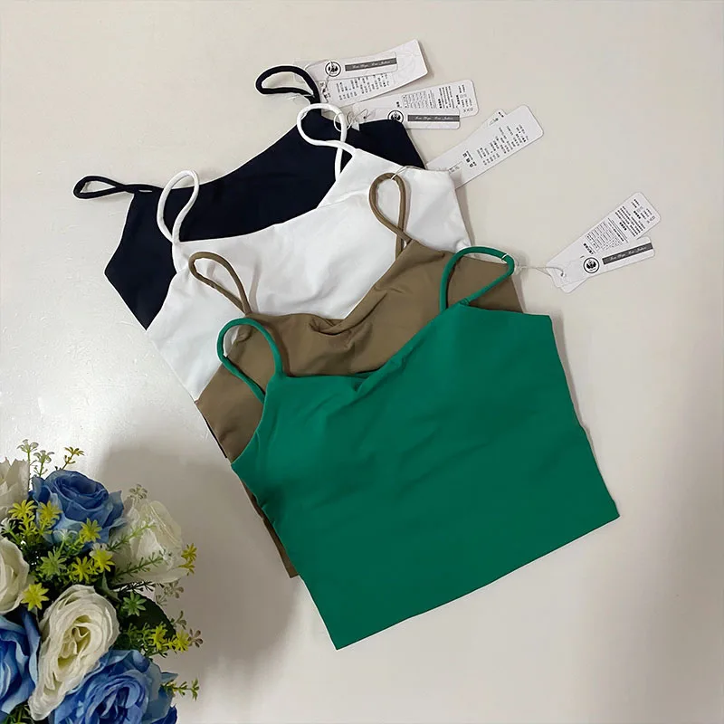 

QUMOR Lycra Top Women Bra Sexy Top Woman Breathable Underwear Women Fitness Yoga Sports Bra For Women Gym 4 Colors