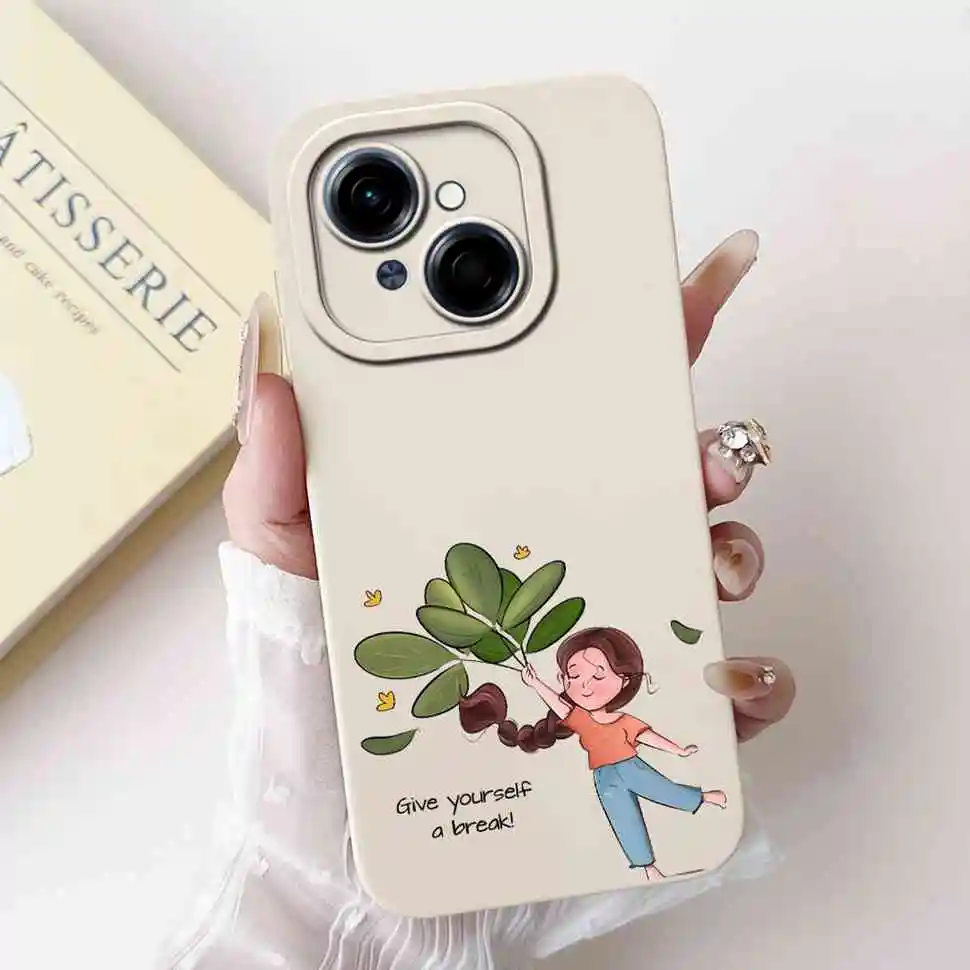 Black Butterfly Ultra-Thin Soft Silicone Case - 6.67 Back Cover