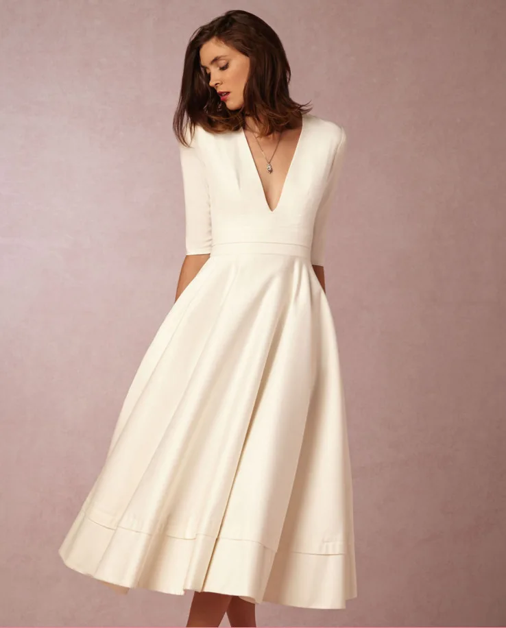 

New Dress European and American Autumn/Winter Sexy Mid Length Dress