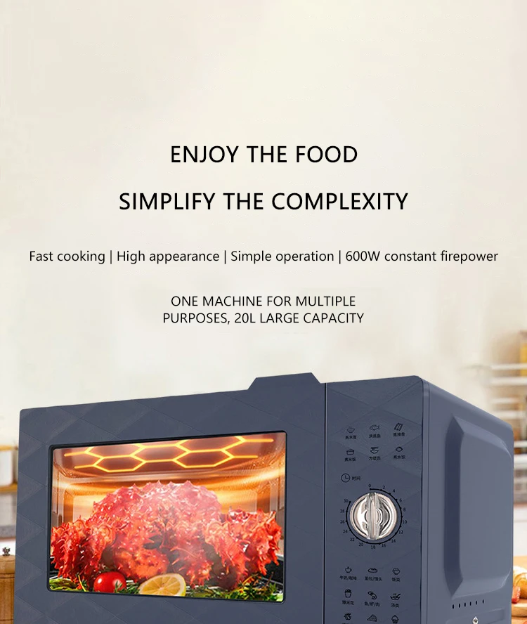 20L Microwave Oven Fully Automatic Oven Mikrowellenherde Household Horno Microondas  Mini Panaderia - AliExpress