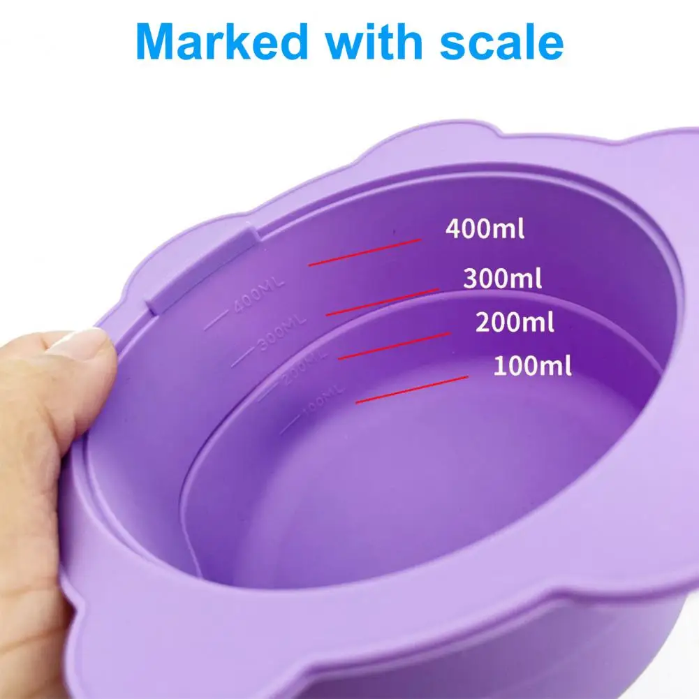 Wax Warmer Thickening Heat-resistant Silicone Bowls Hair Removal Wax Replacement Pot Bowls Hair Removal Reusable Waxing Pot Bowl