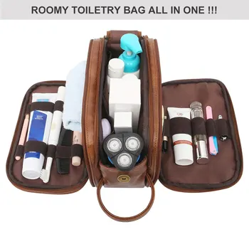 Multi-Taschen Kulturbeutel für Frauen und Männer - Reise Essentials Make-up Tasche, wasserdichte Hängetasche, kosmetischer Make-up Organizer