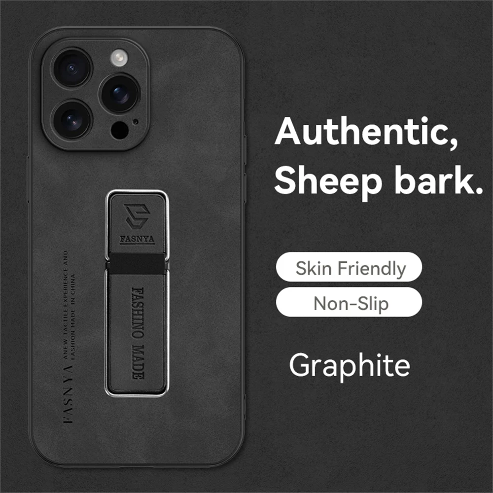 Magnetic Car Bracket Leather Holder Phone Case for iPhone 16 15 14 Plus 13 12 11 Pro X XS Max XR Shockproof Bumper Back Cover_voghion.com