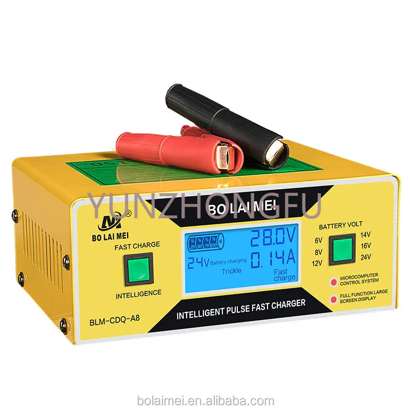 

Intelligent 6v/8v/12v/14/24v Auto Lead Acid Battery Charger 10A Battery Charger