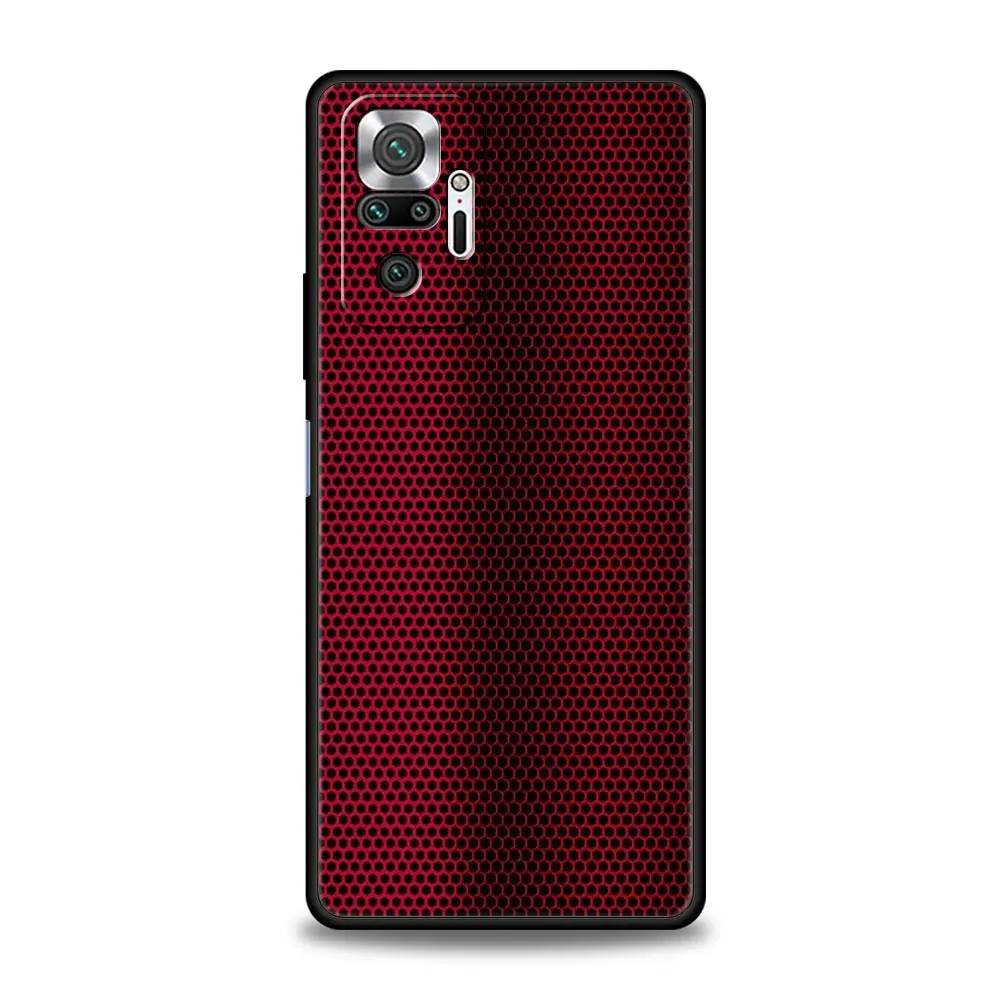 Sleek Carbon Fiber Silicone Phone Case Cover