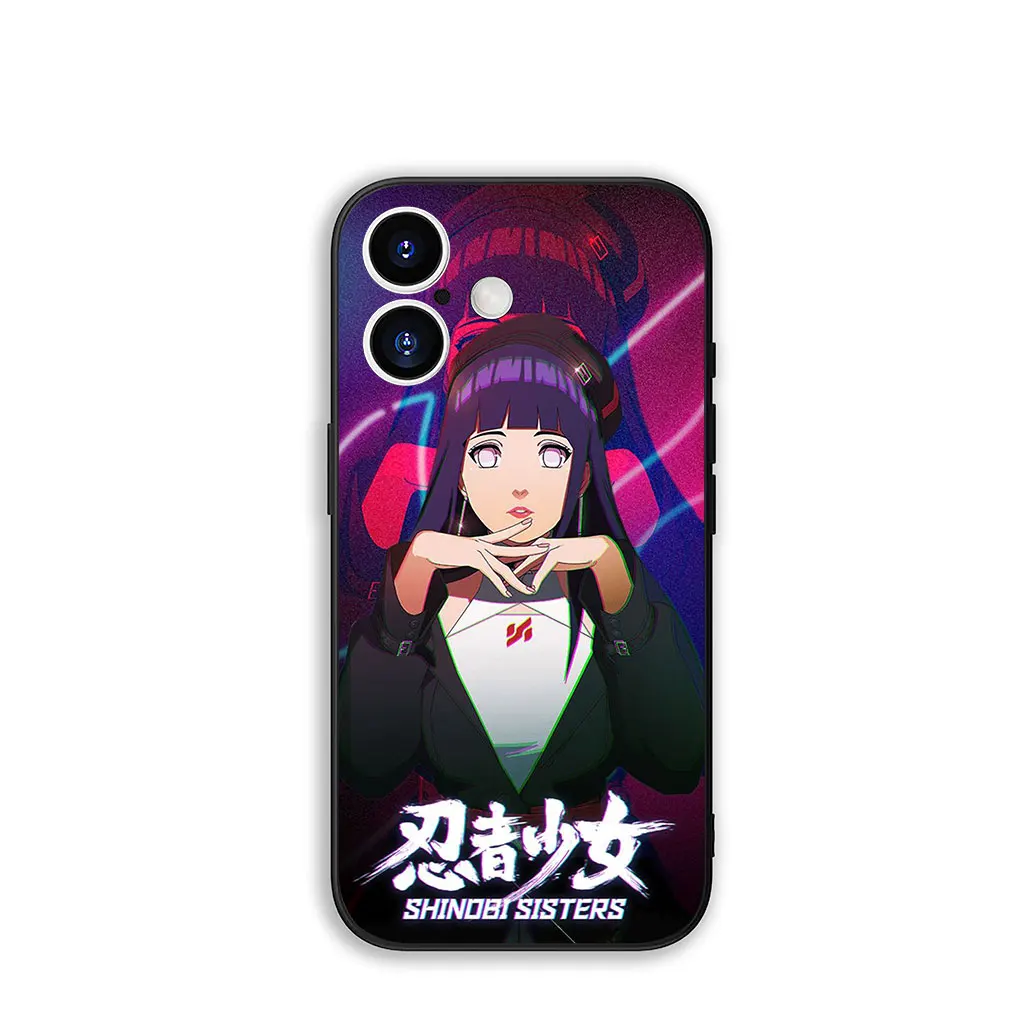 Hinata Hyuga & Kakashi Naruto-Themed Phone Cover Case