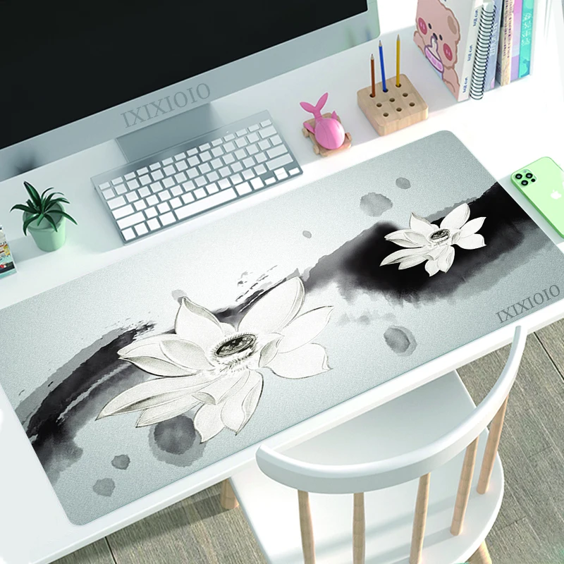 

Flower Aesthetics Mouse Pad Gamer XL HD New Home Mousepad XXL Mechanical Keyboard Pad Carpet Office Office Accessories Mice Pad
