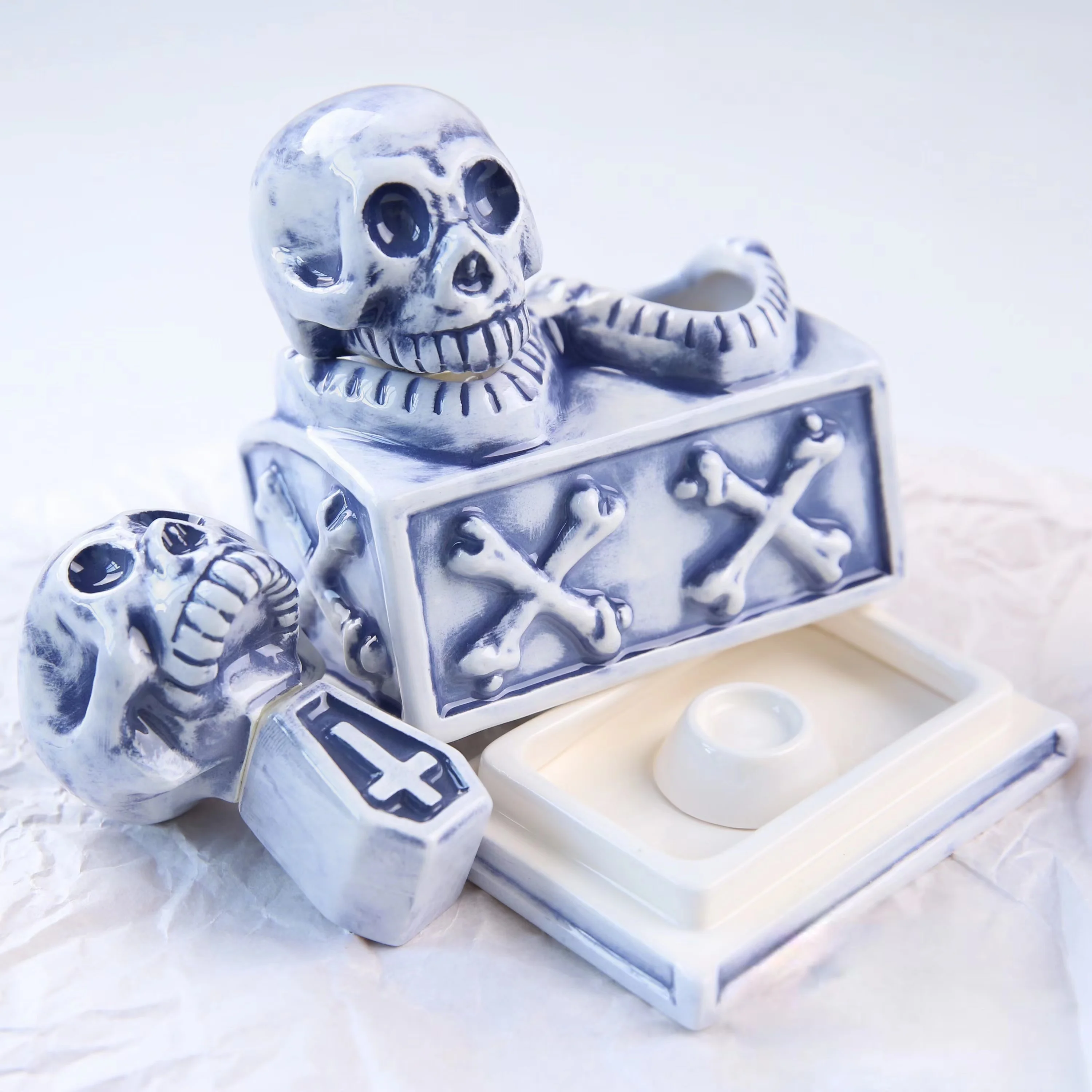 NEIGHBORHOOD DUALSKULL INCENSE CHAMBER