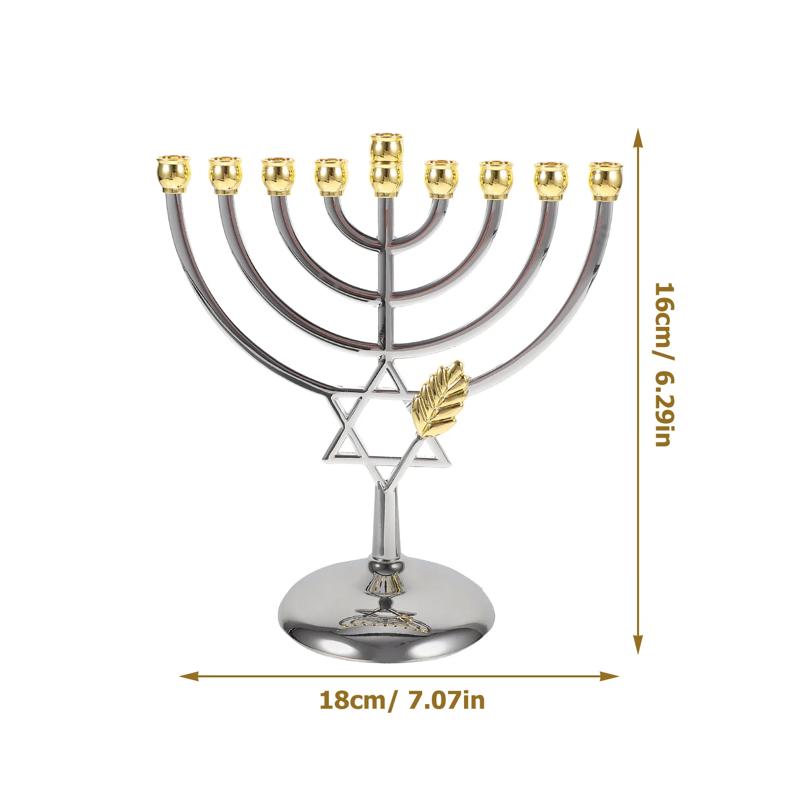 Candle holders menorah Jewish stand Hanukkah holders sticks party ornament simple candlestick home dining table candlesticks tealight