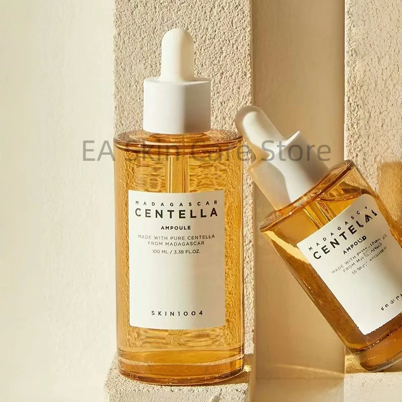 SKIN1004 Madagascar Centella Skincare Soothing Asiatica Ampoule Facial Serum Foam Cleanser Moisturizing Essence Toner 3Pcs/Set facial serum,facial essence