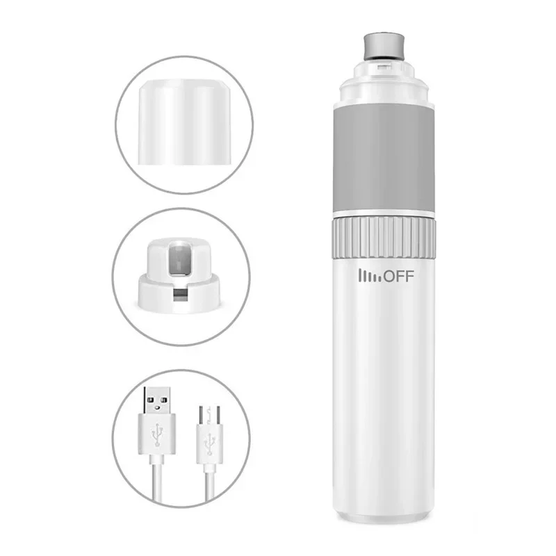 Electric Dog Nail Clippers for Dog Cat Nail Grinders USB Rechargeable Pet Cat Paws Quiet Grooming Trimmer Pet Tools