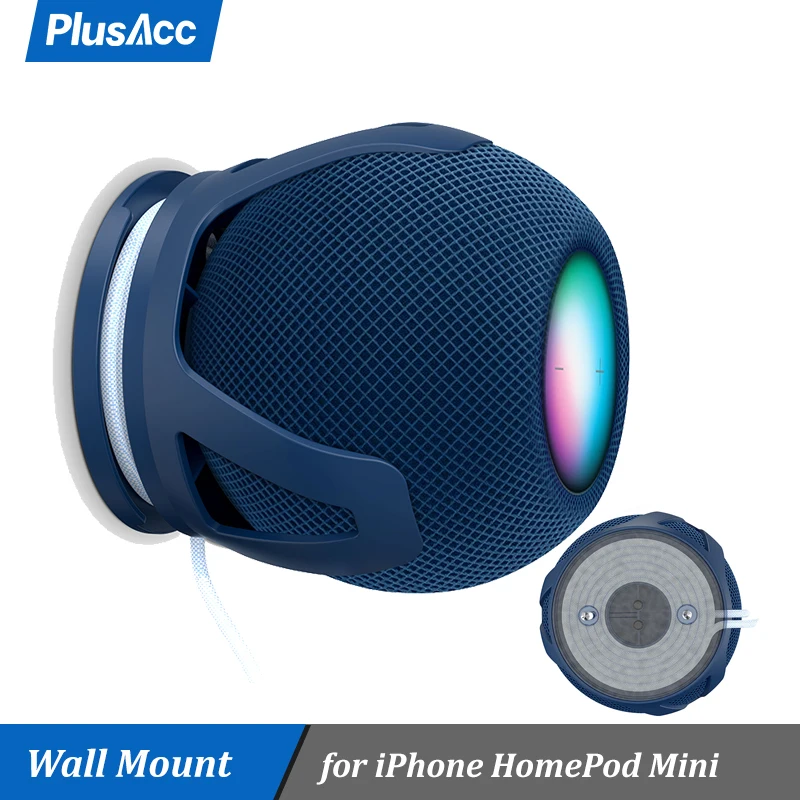  PlusAcc for HomePod Mini Wall Mount - Holder Mount Compatible  with Homepod Mini, No Muffled Sound, with Cord Management, Space Saving  Accessories for Home Pod Mini (White) : Electronics