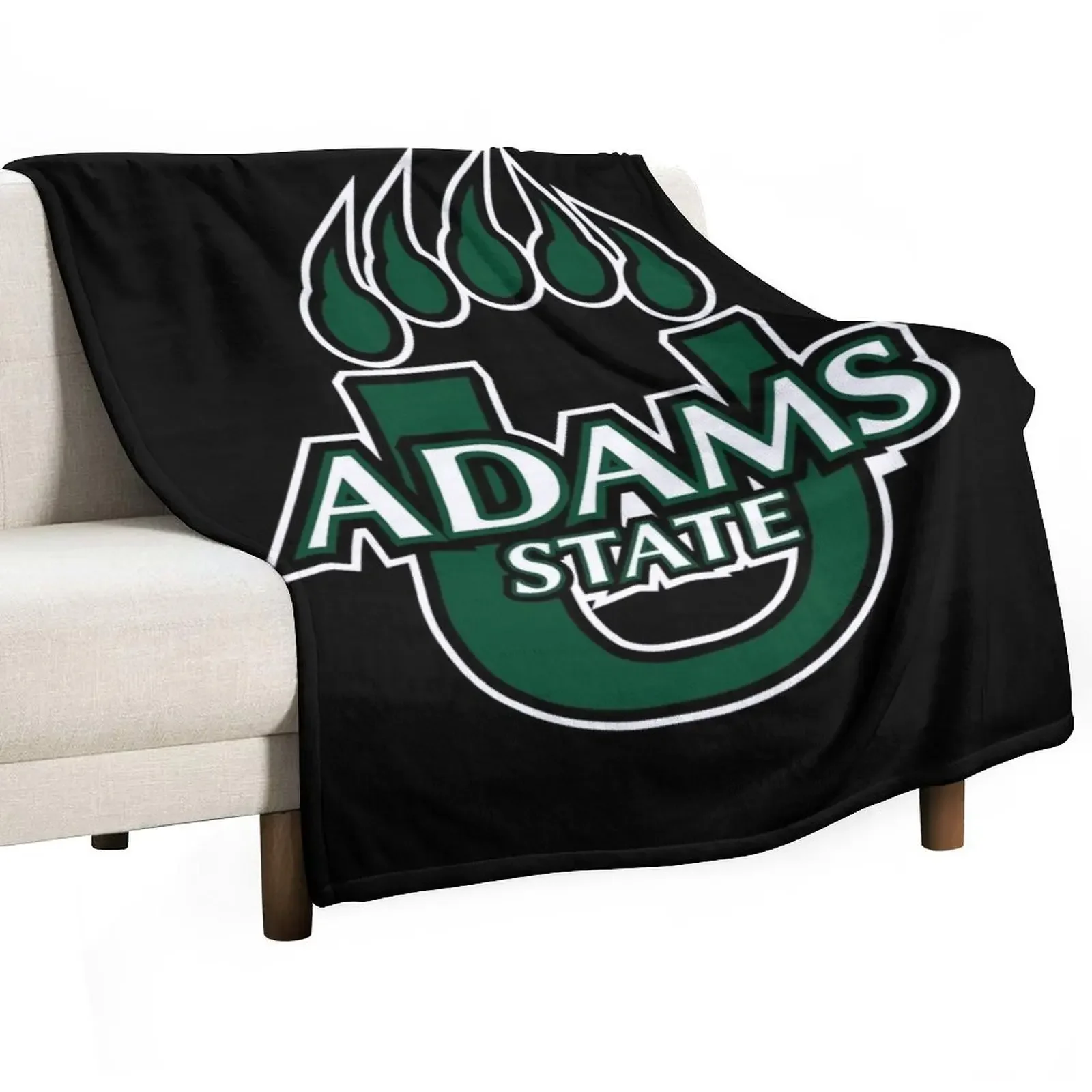 

Adams State University Grizzlies logo Throw Blanket Softest manga decorative blankets and throws Blankets
