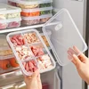 Food Preservative Box Compartment Fruit Vegetable Storage Box Refrigerator Organizer Meat Onion Ginger Kitchen Tool 4