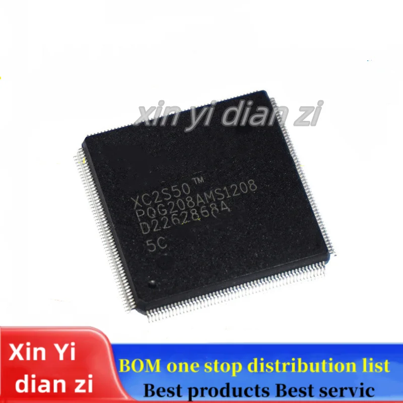 

1pcs/lot XC2S50-5PQG208C XC2S50 QFP Embedded programming logic unit ic chips in stock