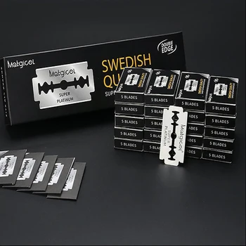 100/50/30 pzLame per rasoio a doppio bordo,Lame in acciaio inossidabile tedesco utilizzate per coltello pieghevole con rasatura e depilazione 1